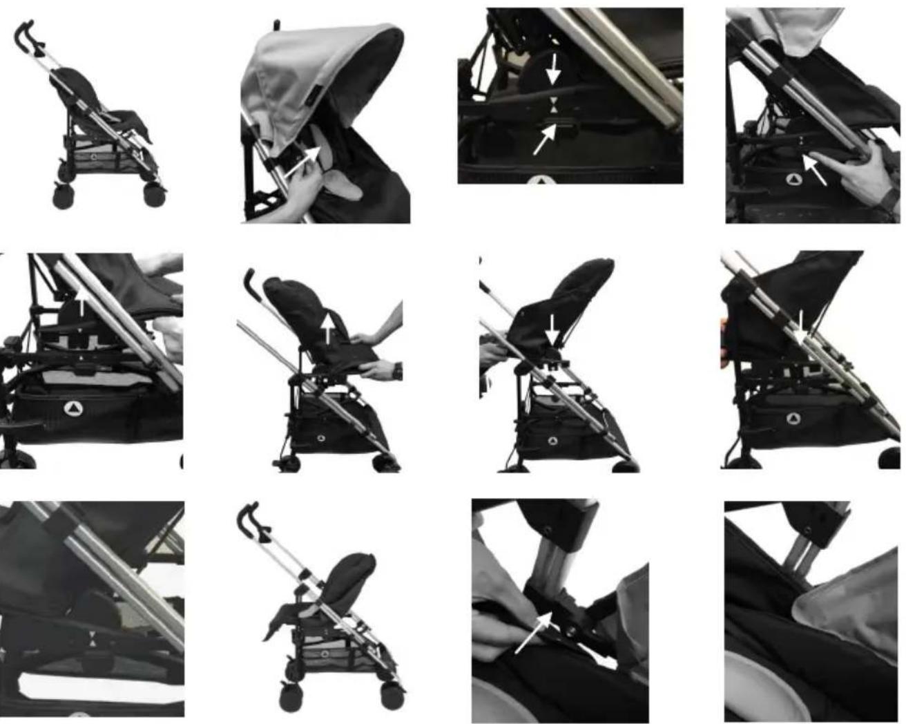 Topmark Lucca T8004 - CONVERT THE SEAT FROM FORWARD FACING TO PARENT FACING - 1