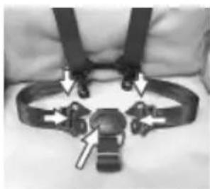 Topmark Lucca T8004 - WARNING: ALWAYS USE THE CROTCH STRAP WITH WAIST BELT. - 1