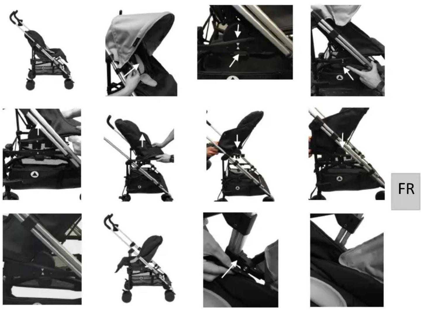 Topmark Lucca T8003 - CONVERTISSEZ LE SIEGE DE FACE AVANT AU FACE PARENTS - 1