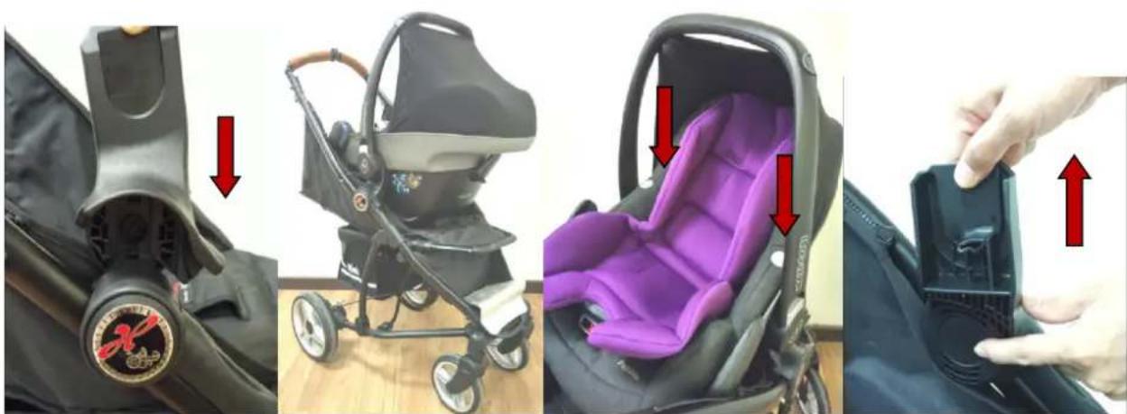 HARTAN IMini - Utilisation de la pousette avec une coque bébé Maxi Cosi Pebble - 1