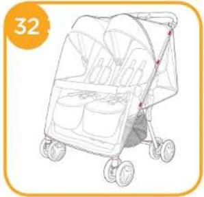 Joie Aire Twin - Use Accessories (may not be included in purchase) - 1