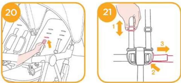Joie Aire Twin - IMPORTANT - KEEP THESE INSTRUCTIONS FOR FUTURE REFERENCE. - 19