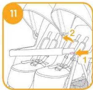 Joie Aire Twin - IMPORTANT - KEEP THESE INSTRUCTIONS FOR FUTURE REFERENCE. - 11