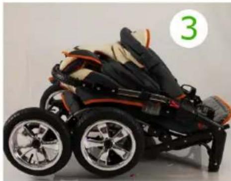 Bergsteiger Venedig - Zusammenklappen des Kinderwagens - 3