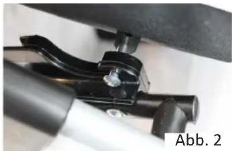 Bergsteiger Rio - GB Adjusting the backrest (pushchair) - 1