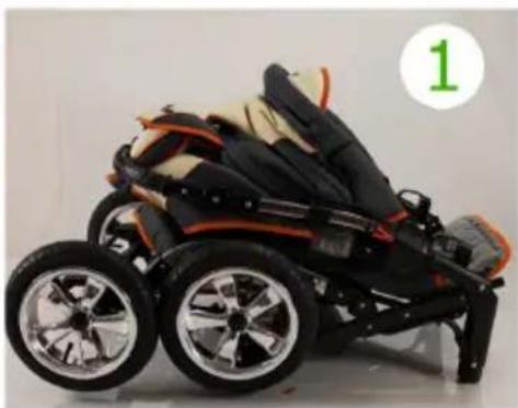 Bergsteiger Rio - D Aufklappen des Kinderwagens - 1