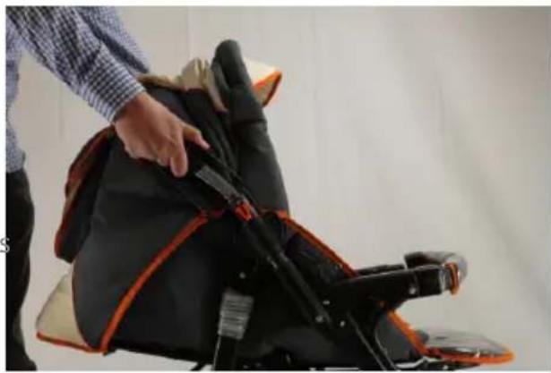 Bergsteiger Rio - GB Operating the swivel handlebar - 1