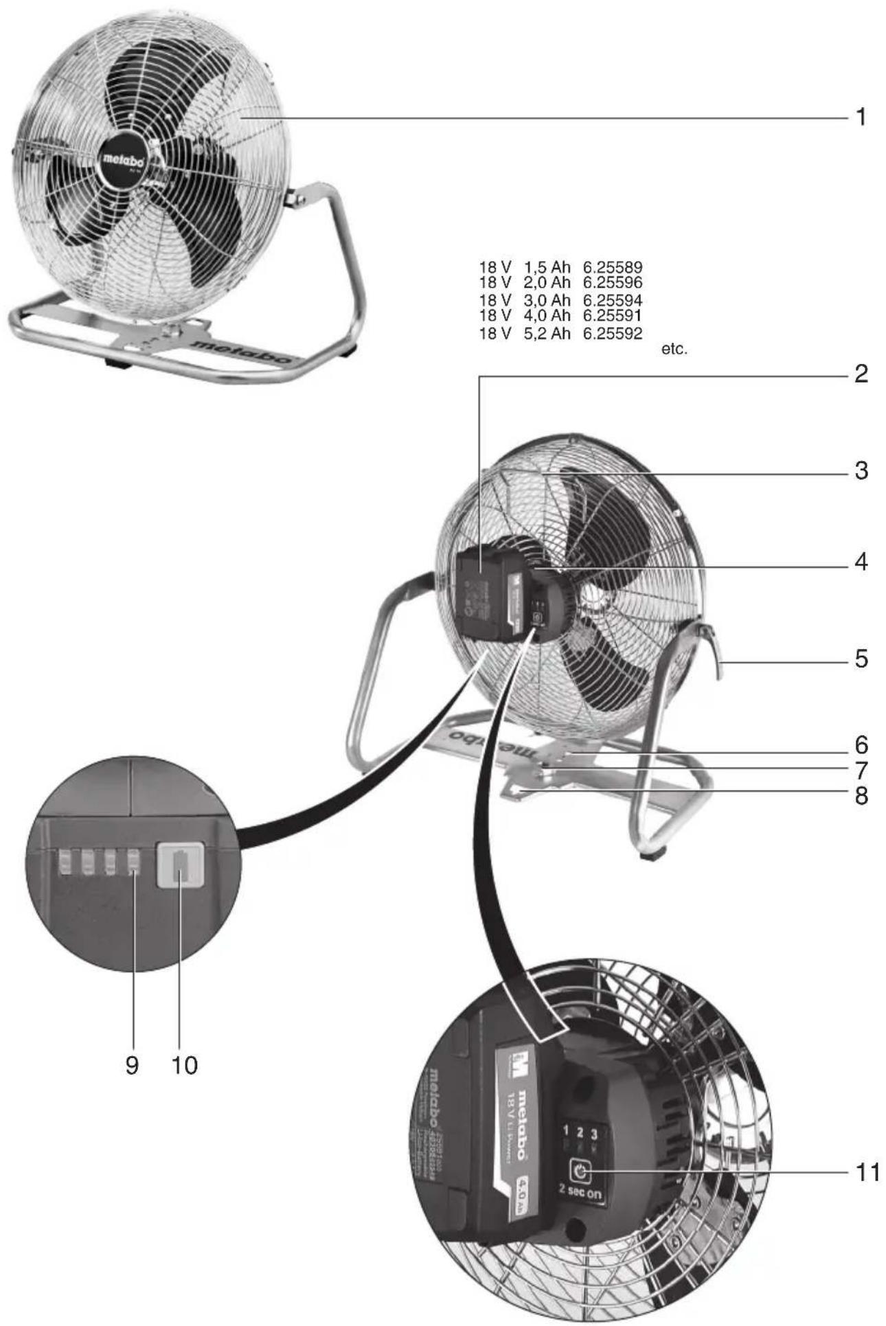 METABO AV 18 - 1