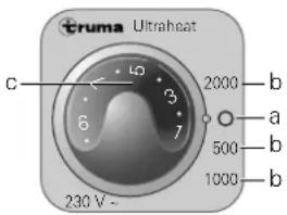 Trumatic Ultraheat Solo - Piece de commande avec thermostat ambient - 1