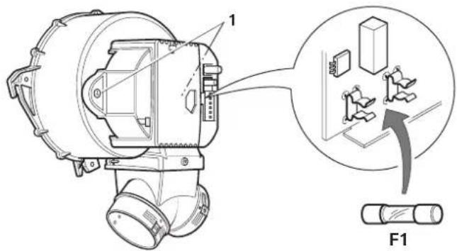 Trumatic TN 3 - Change of fuse (only TEB-3 - 12 V) - 2