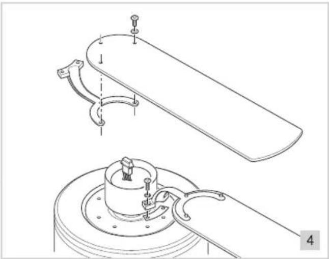 BESTRON DNHD42 - MONTAGGIO - Montaggio delle pale de ventilatore - 1