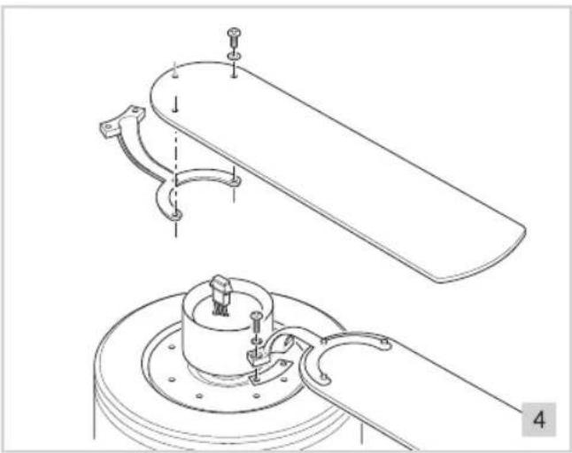 BESTRON DNHD42 - ASSEMBLY - Fitting the fan blades - 1