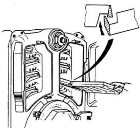 DE DIETRICH GT400 - Montage des tiges d'assemblage supérieures et inférieures, et des supports de jaquette supérieurs - 1