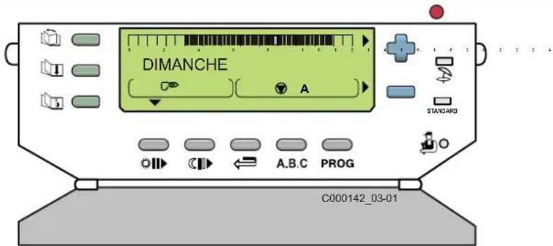 DE DIETRICH DTG 13065 Eco.NOx Plus - Touches accessibles lorsque le volet est ouvert - 1