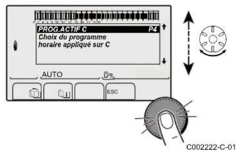 DE DIETRICH AFC 30 - Navigation dans les menus - 3