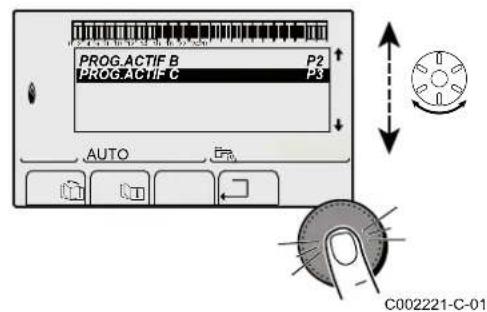 DE DIETRICH AFC 30 - Navigation dans les menus - 2