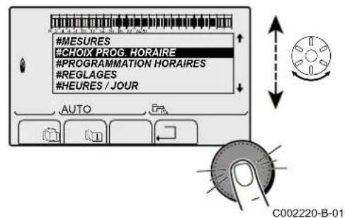 DE DIETRICH AFC 30 - Navigation dans les menus - 1
