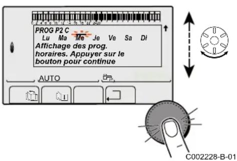 DE DIETRICH AFC 24 - Personnaliser un programme horaire - 3