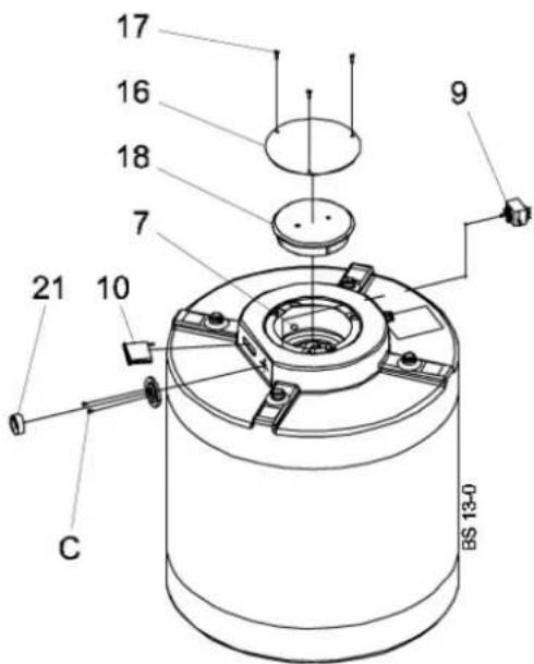 Junkers BS 300 - Thermomètre - 1