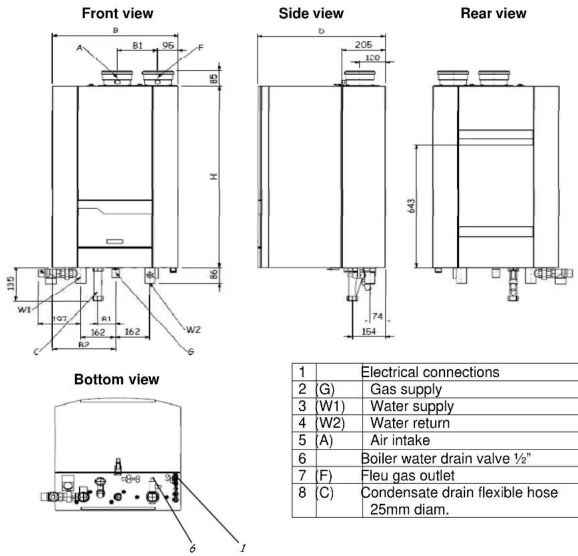 Elco THISIONL R40 IP - Dimensions - 1