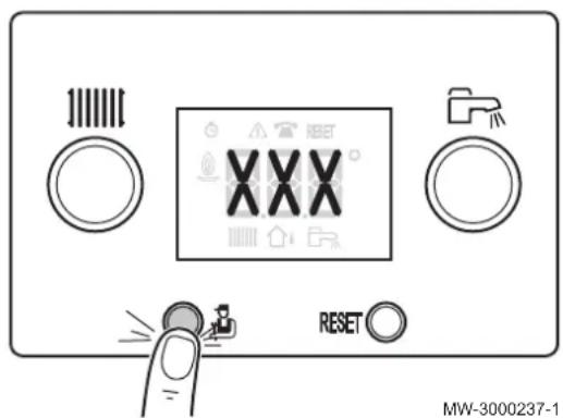 DE DIETRICH NeOvo EcoNox EFU 46 - Utilisation du tableau de commande - 2