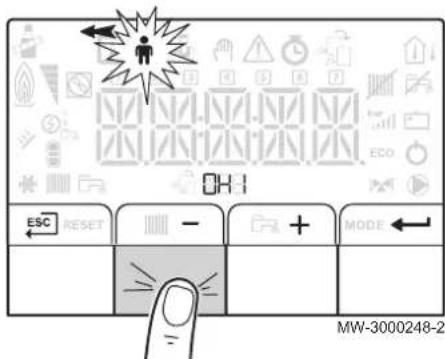 DE DIETRICH NeOvo Condens EFU C 50 - Utilisation du tableau de commande - 3
