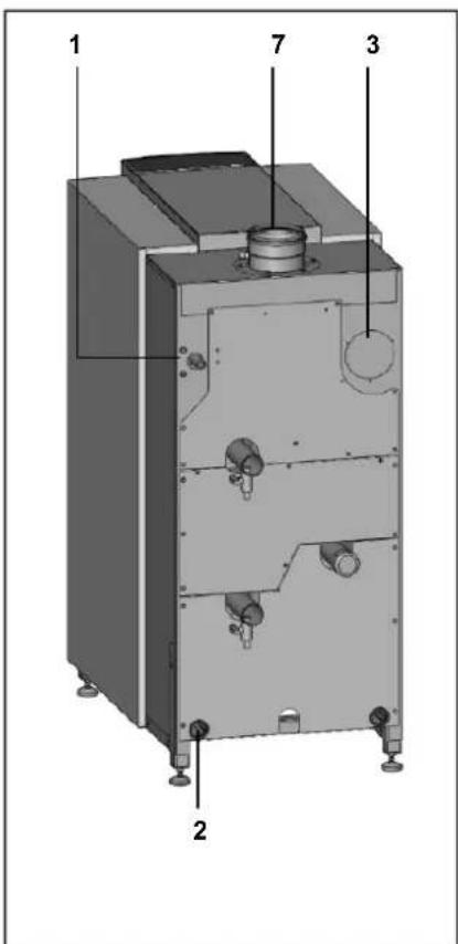 Elco R600 - Connecting the boiler - 1