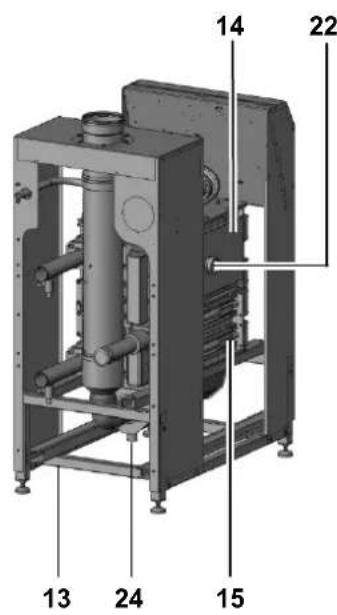 Elco R600 - Layout of boiler Operating principle - 3