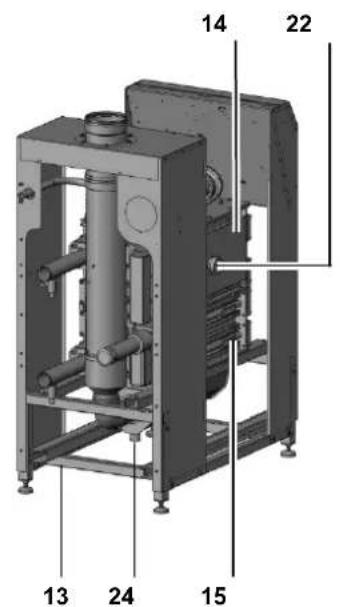 Elco R600 - Componenti della caldaia Principio di funzionamento - 3