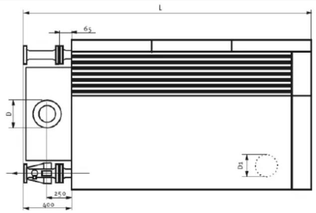 Elco R3400 - Abmessungen R3600 - R3605 Split system - 2