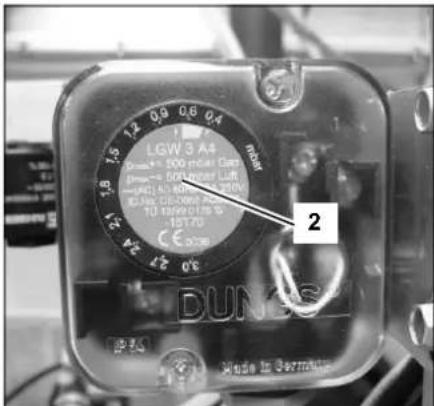 Elco R3500 - Réglage du pressostat - 1
