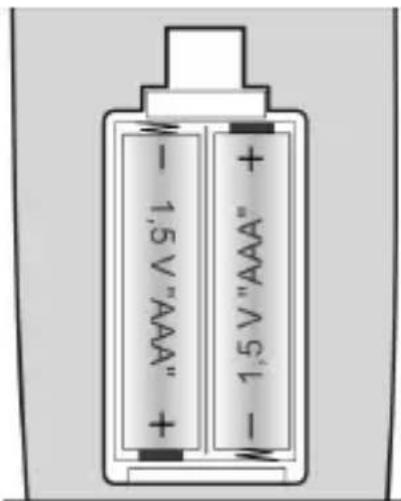 Tevion MD 80383 - Insertion des piles - 1