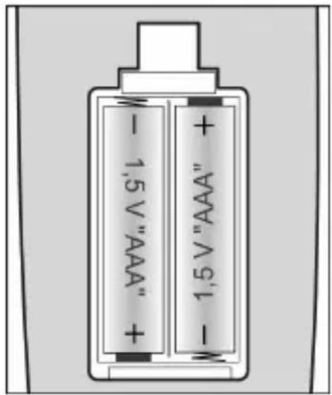 Tevion MD 80383 - Batterien einsetzen - 1
