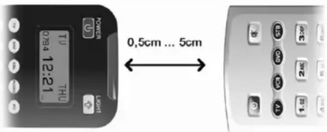 SILVERCREST URC 1001 - Transmission d'un code de fonction - 1