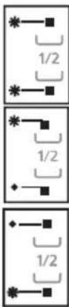 SHARP QWD53I443XDE - 6.) Touche tactile de demi-charge (1 / 2) - 1