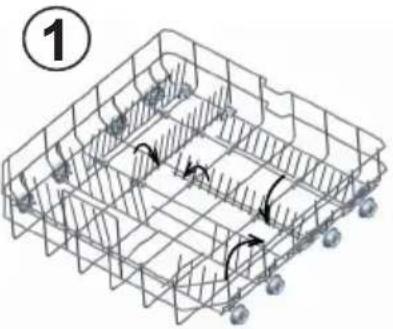 SHARP QWD52I472XDE - Portapiatti richiudibili - 1