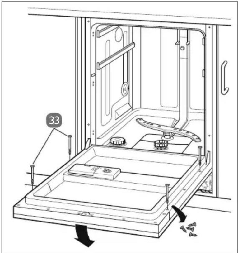 MEDION MD 37128 - Montieren der Frontblende - 5