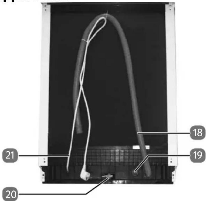 MEDION MD 37128 - Retro dell'apparecchio - 1
