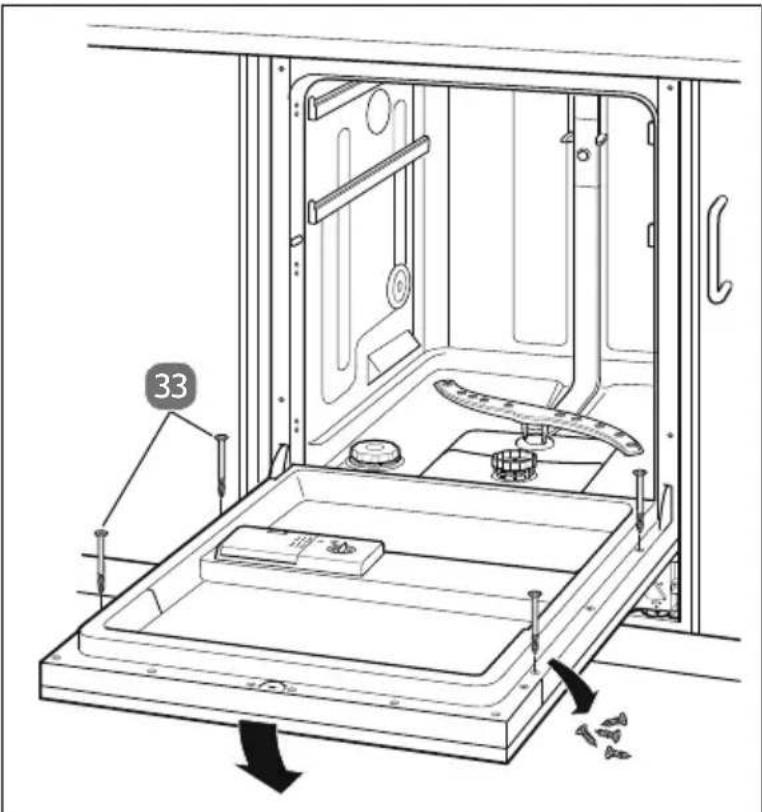 MEDION MD 37128 - Montage du panneau frontal - 5