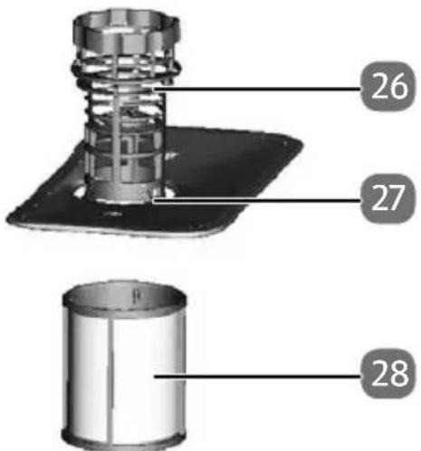 MEDION MD 37128 - Sistema di fi ltro - 1