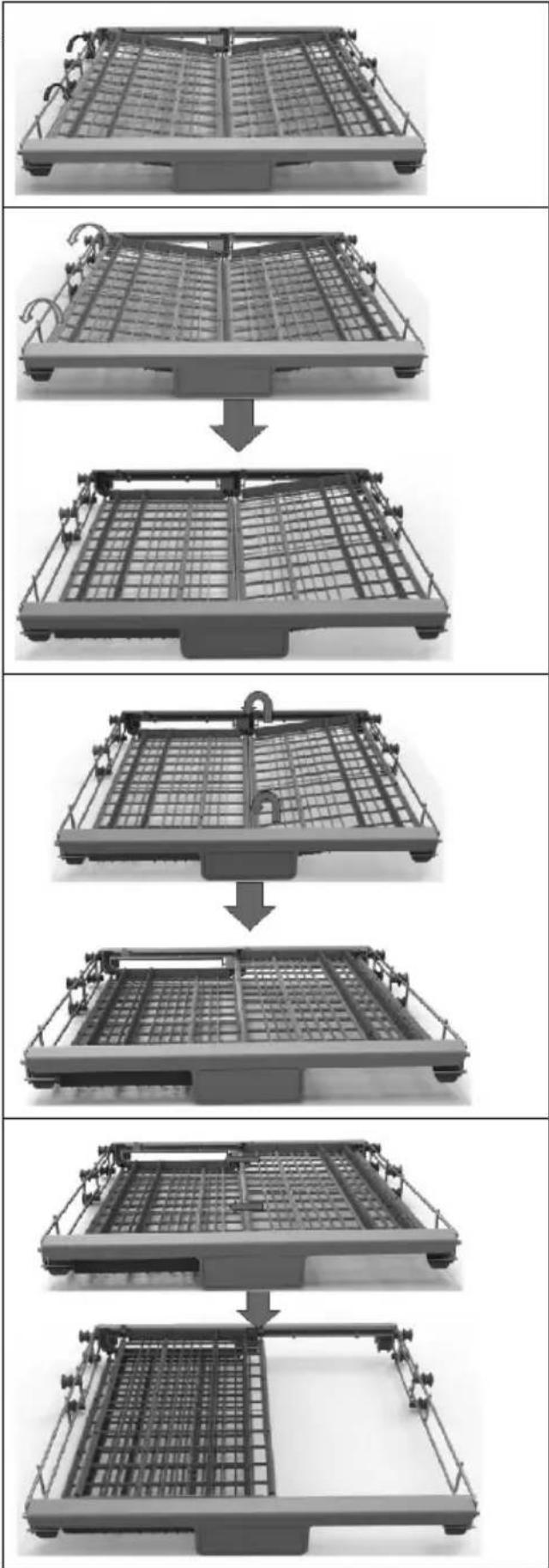 MEDION MD 37128 - Exemple de chargement du tiroir à couverts - 2