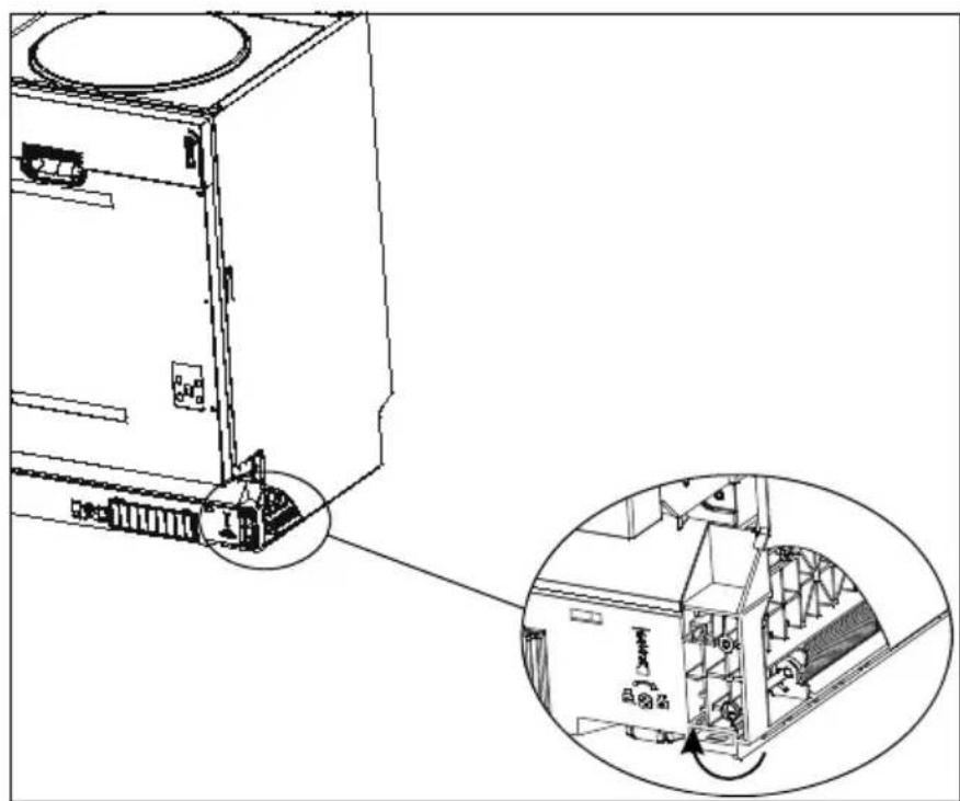 MEDION MD 37128 - Réajustage de la tension du ressort de porte - 1