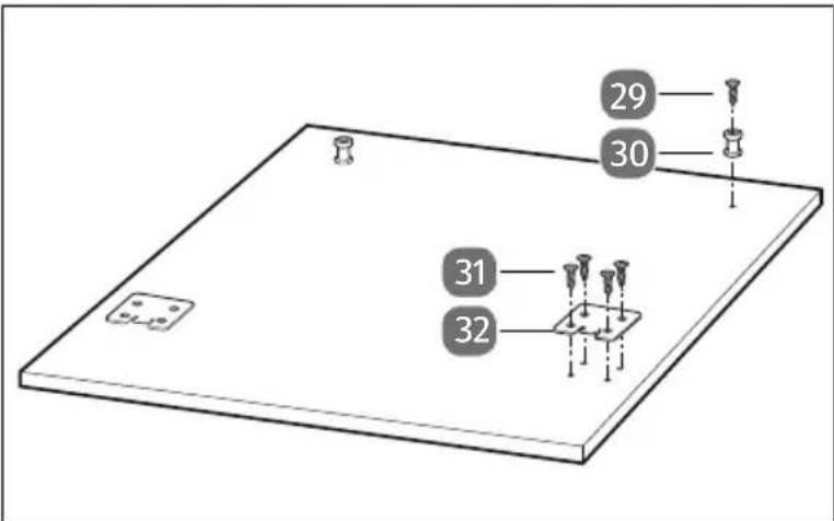 MEDION MD 37128 - Montieren der Frontblende - 3