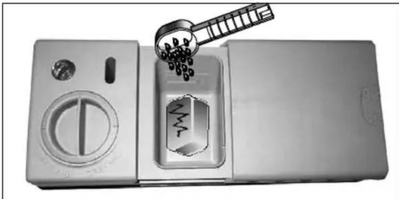 MEDION MD 37128 - Remplissage du distributeur de produit de lavage - 2