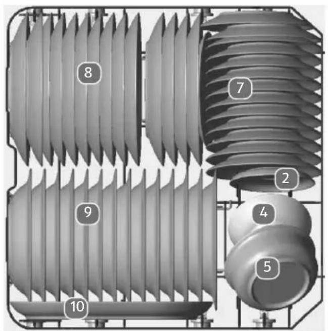 MEDION MD 37128 - Esempio dicaricamento di stoviglie - 2
