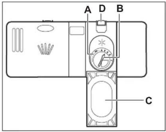 JUNO JGIN60315 - Come riempire il contenitore del brillantante - 1
