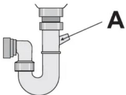ETNA AFI8527ZT - Water drain connection - 2