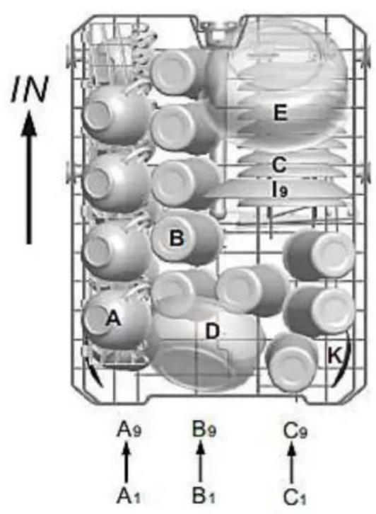 PKM DW97FI - Upper dish rack - 1