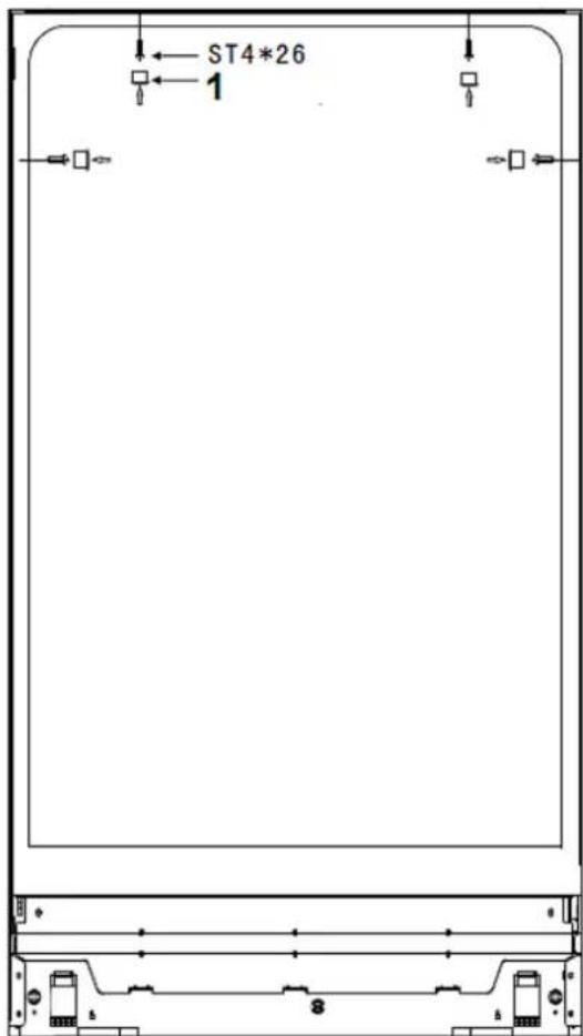 PKM DW97FI - Fixierung des Geräts - 1