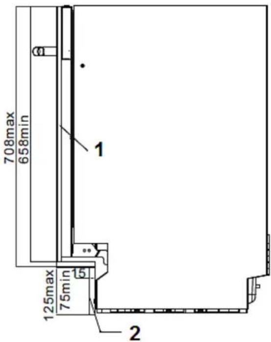 PKM DW97FI - Installation of the skirting board - 1